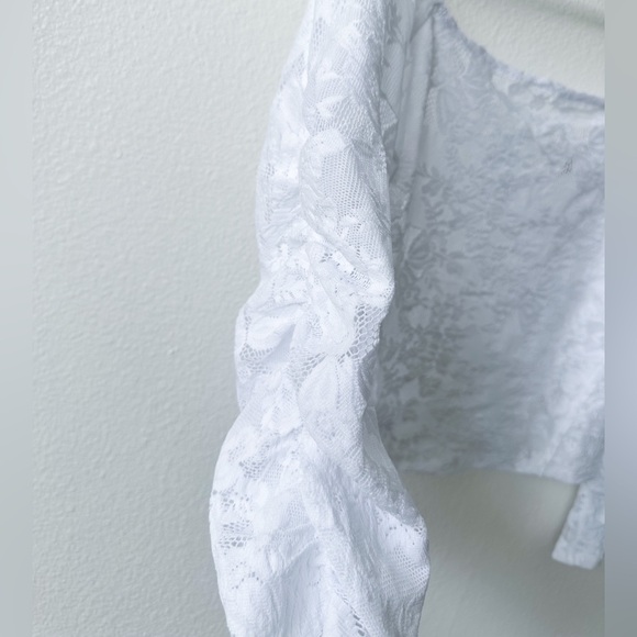 NWOT Free People In Rotation Layering Top Size Large Color White - Picture 5 of 8